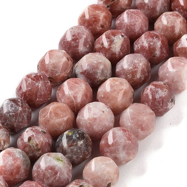 

PandaHall Natural Plum Blossom Jade Beads Strands, Faceted, Double Hearted & Star Cut Beads, 8.5~10.5x9~10.5mm, Hole: 0.8mm, about...