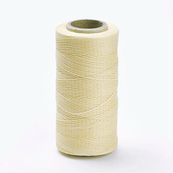 

PandaHall Flat Waxed Polyester Cords, Wheat, 1x0.3mm, about 284.33 yards(260m)/roll Waxed Polyester Cord Flat Orange