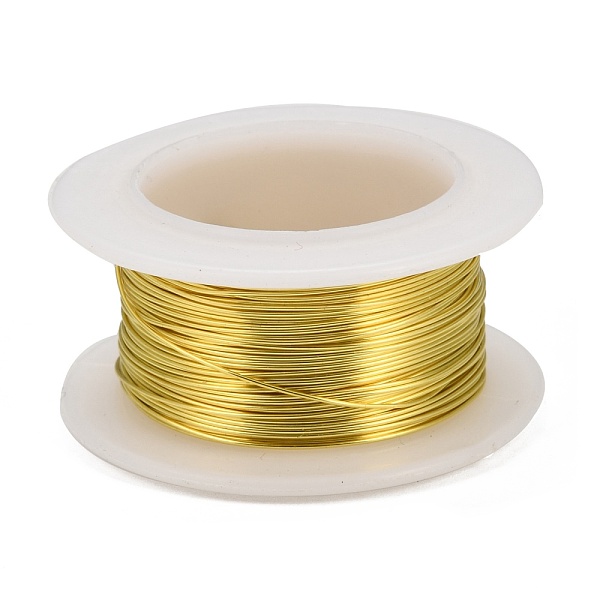 

PandaHall Round Copper Jewelry Wire, Lead Free & Cadmium Free & Nickel Free, Long-Lasting Plated, with Spool, Light Gold, 22 Gauge, 0.6mm...