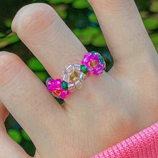 Glass Beaded Stretc… - image