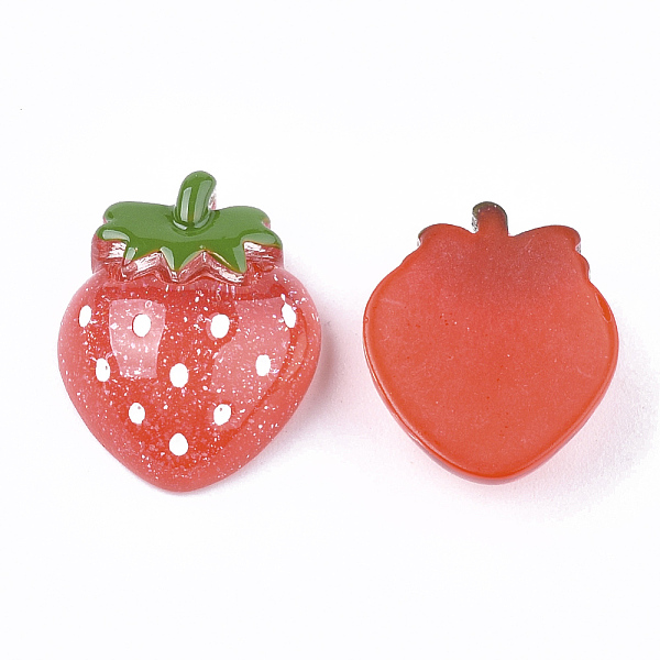 Undurchsichtige Obst-Decoden-Cabochons Aus Harz