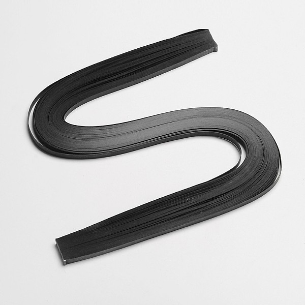 

PandaHall Quilling Paper Strips, Dark Slate Gray, 530x5mm, about 120strips/bag Paper Gray