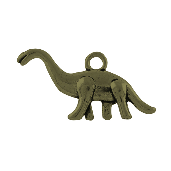 

PandaHall Tibetan Style Alloy Pendants, Dinosaur, Cadmium Free & Lead Free, Antique Bronze, 13x27x4mm, Hole: 2mm, about 645pcs/1000g Alloy...