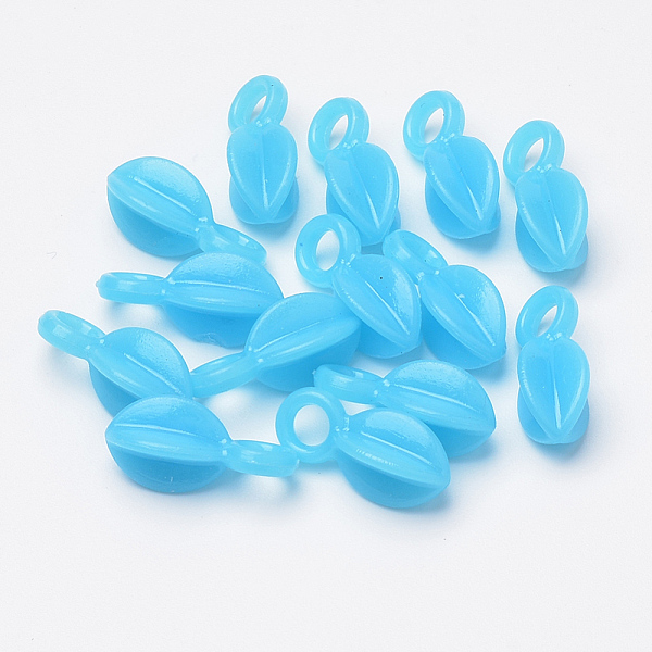 

PandaHall Plastic Pendants, Mixed Color, 16x8x8mm, Hole: 3mm, about 2775pcs/500g Plastic Others Multicolor