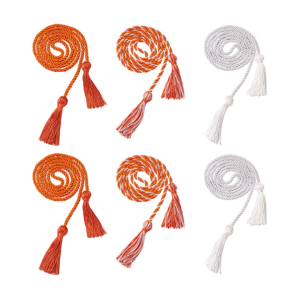 

PandaHall 6Pcs 3 Style Polyester Tassel Big Pendant Decorations, for Graduation Ceremony, Mixed Color, 2pcs/style Polyester Multicolor