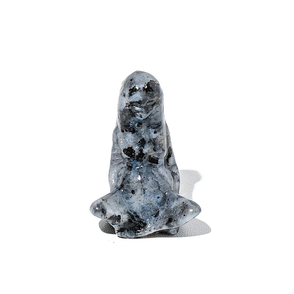 

PandaHall Natural Labradorite Sculpture Display Decorations, for Home Office Desk, Goddess Gaia, 37mm Labradorite Human