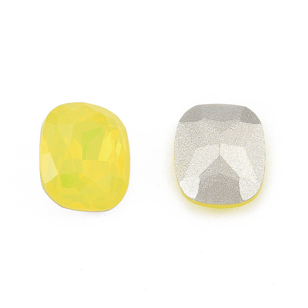 

PandaHall K9 Glass Rhinestone Cabochons, Pointed Back & Back Plated, Faceted, Oval, Citrine, 10x8x4mm Glass Rhinestone Oval Orange