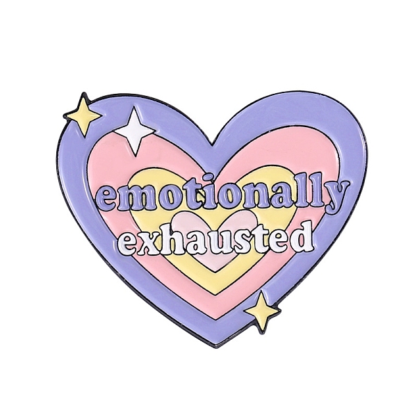 

PandaHall Enamel Pins, Alloy Brooches for Women, Heart, 30x30mm Alloy+Enamel Heart