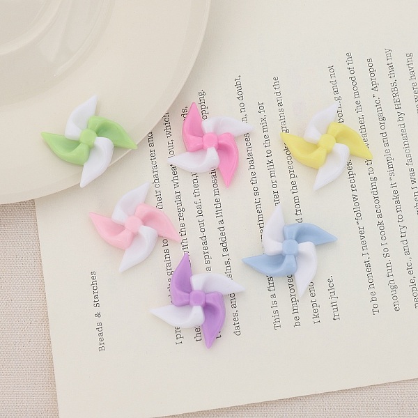 

PandaHall Opaque Acrylic Beads, Fan, Mixed Color, 29.7x29.5x7.8mm, Hole: 2.5mm, 250pcs/500g Acrylic Fan Multicolor