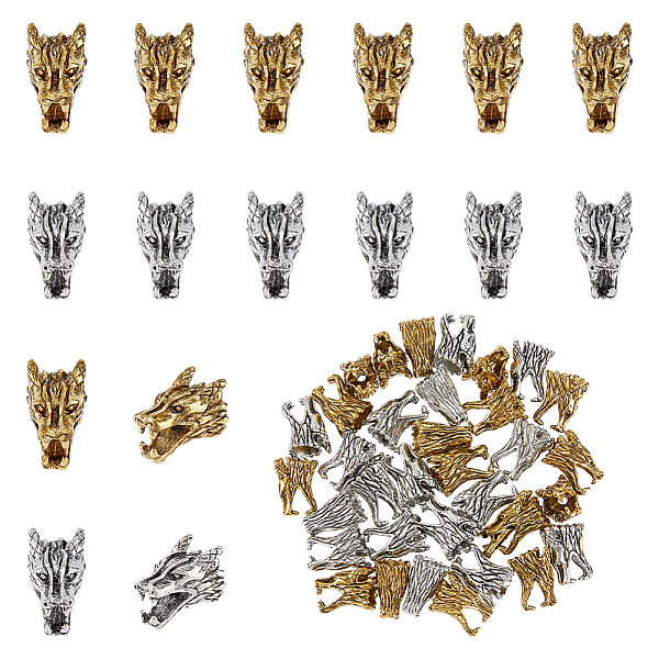 36Pcs 2 Colors Tibe… - image