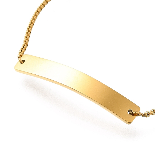 

PandaHall 304 Stainless Steel Box Chain Slider Bracelets, Blank Link Bracelets for Women, Golden, 10-3/4 inch(27.35cm) 304 Stainless Steel...