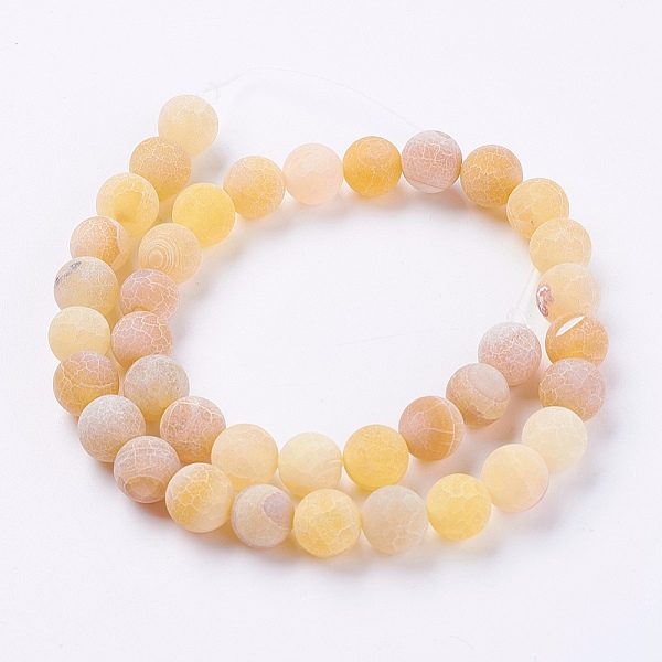 Natural Weathered Agate Beads Strands