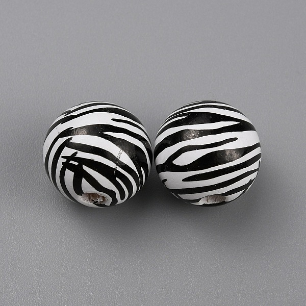 Printed Wood Beads - image