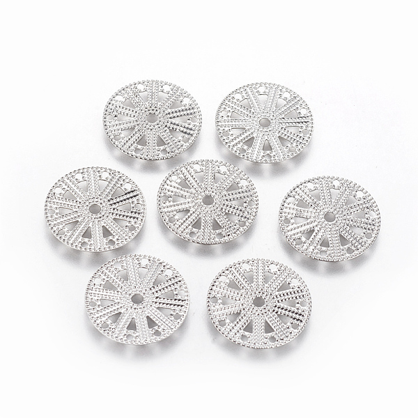 

PandaHall 304 Stainless Steel Filigree Joiners, Flat Round, Stainless Steel Color, 17.5x0.4mm, Hole: 1mm 304 Stainless Steel Flat Round