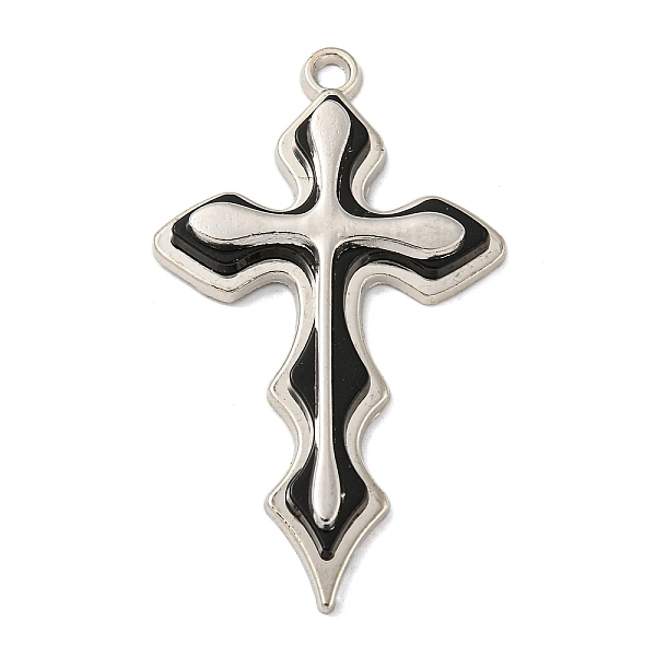 

PandaHall Alloy Pendants, Cross, Black, 57x34.5x6.5mm, Hole: 3mm Alloy Cross
