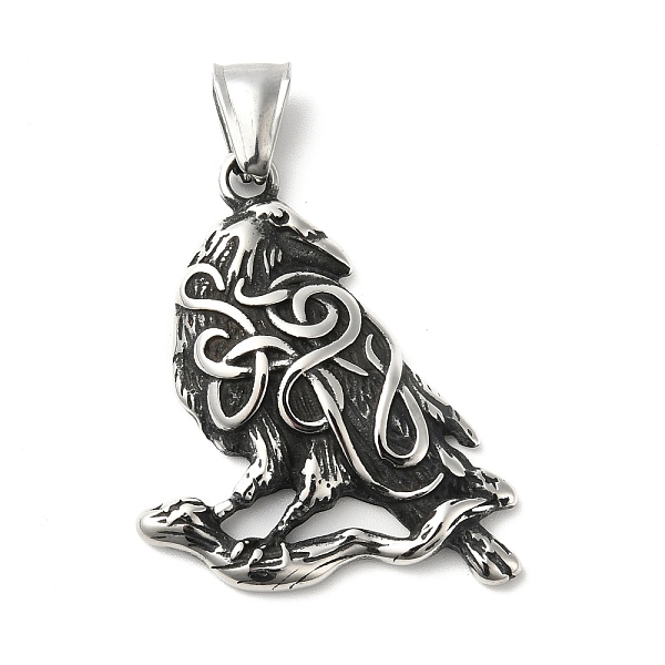 

PandaHall 304 Stainless Steel Manual Polishing Pendants, Eagle Charms, Antique Silver, 39x31x4.5mm, Hole: 4x8.5mm 304 Stainless Steel Other...