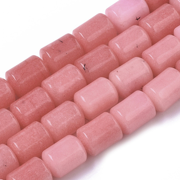 Natural Gemstone Rhodochrosite Stone Column Beads Strands