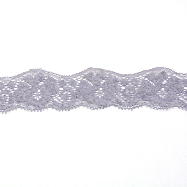

PandaHall Lace Trim, Polyester Ribbon for Jewelry Making, Gray, 1-3/8 inch(35mm) Polyester Gray