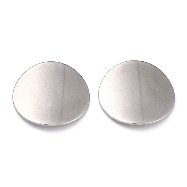

PandaHall 304 Stainless Steel Cabochons, Flat Round, Stainless Steel Color, 20x1mm 304 Stainless Steel Flat Round