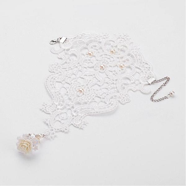 Halloween Lace Black Ring Bracelet
