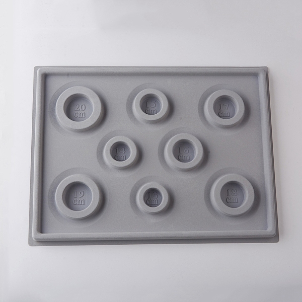 

PandaHall Plastic Bead Design Boards, Dark Gray, 34.8x26x1.6cm Plastic Gray