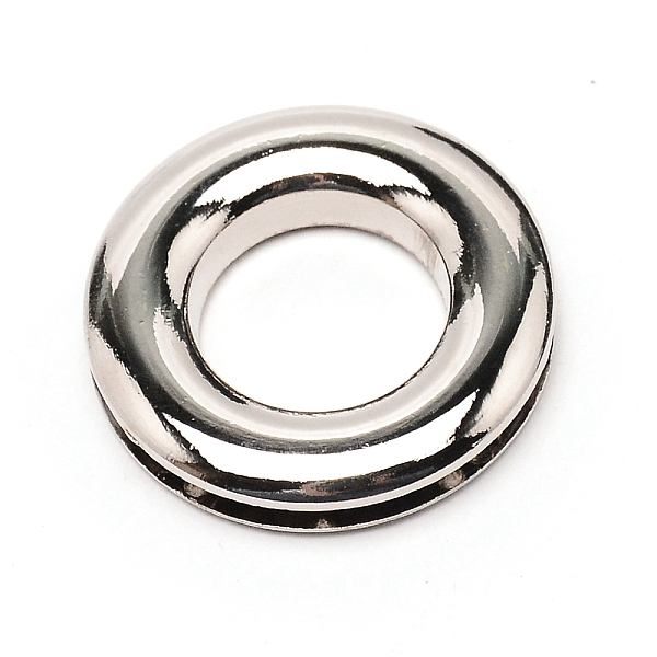 

PandaHall Alloy Handbag O Ring Bags Buckles, DIY Handmade Leather Shoes Accessories, Platinum, 33x6mm, Inner Diameter: 17.5mm Alloy