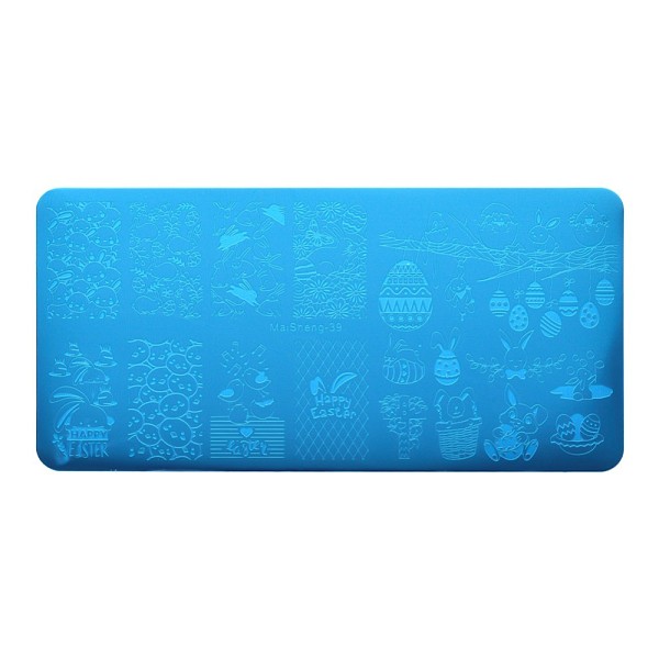 

PandaHall Stainless Steel Nail Art Stamping Plates, Nail Image Flowers Owl Animal Easter Templates, for DIY Nail Manicuring Printing Tools...