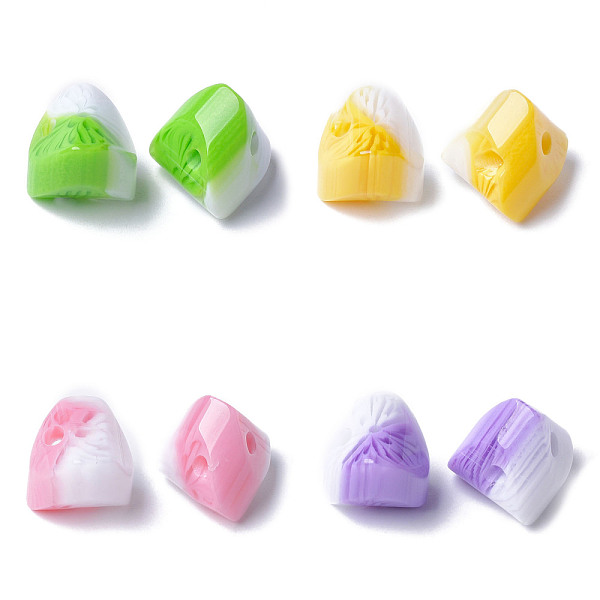 

PandaHall Resin Pendants, Mixed Color, 16.5x20x19mm, Hole: 3mm Resin Others Multicolor