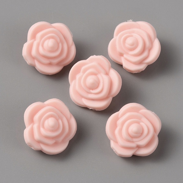 

PandaHall Food Grade Eco-Friendly Silicone Beads, Chewing Beads For Teethers, DIY Nursing Necklaces Making, Rose, Pink, 20.5x12.5mm, Hole...
