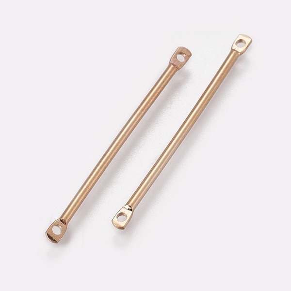 

PandaHall Brass Bar Links, Golden, 30x1mm, Hole: 1mm Brass Others