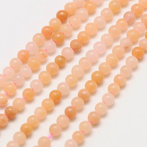 

PandaHall Natural Pink Aventurine Round Beads Strands, 2mm, Hole: 0.8mm, about 184pcs/strand, 16 inch Pink Aventurine Round