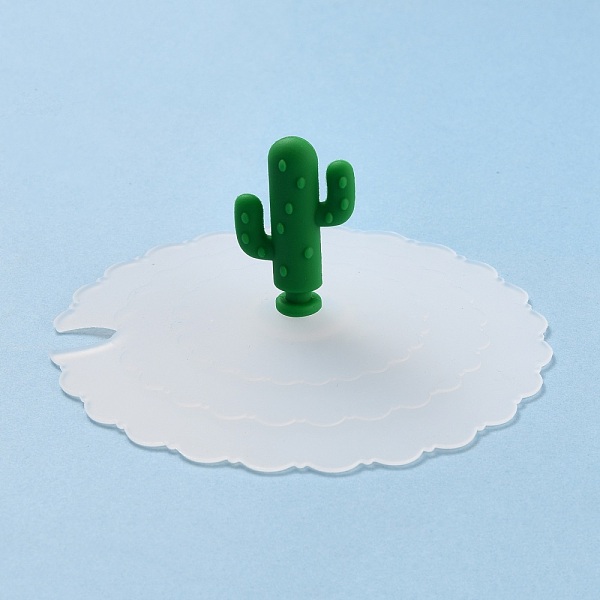 Крышка крышки чашки силикона качества еды кактуса