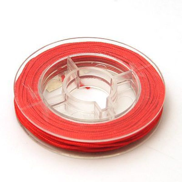 

PandaHall Nylon Thread for Jewelry Making, Red, 0.8mm, about 7.65~9.84 yards(7~9m)/roll Nylon Red