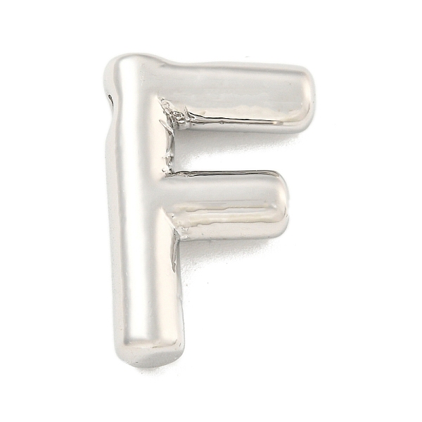 

PandaHall Rack Plating Brass Pendants, Long-Lasting Plated, Lead Free & Cadmium Free, Letter Charm, Letter F, 22x19.5x5mm, Hole: 3x1.5mm...