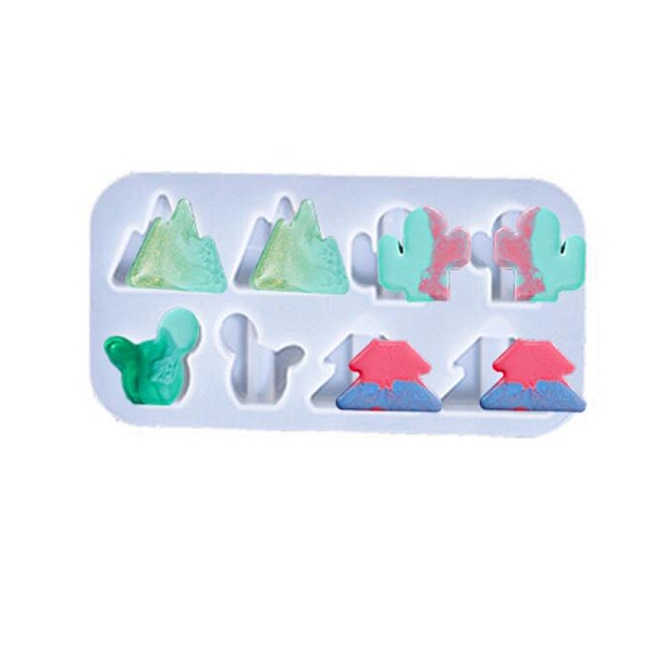 

PandaHall DIY Straw Topper Silicone Molds, for UV Resin & Epoxy Resin Decoration Making, Mixed Shapes, White, 93x179x11.5mm Silicone Mixed...