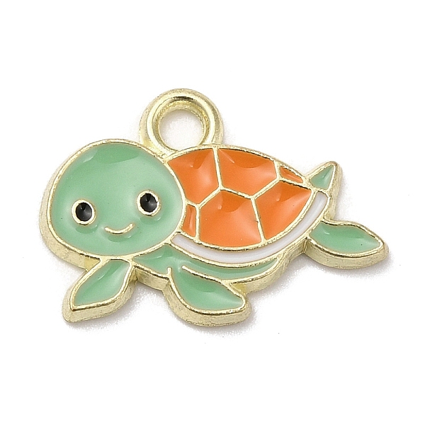

PandaHall Alloy Pendants, Tortoise, Dark Sea Green, 12x16.5x1mm, Hole: 2mm Alloy Tortoise