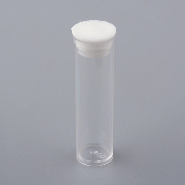 

PandaHall Plastic Bead Containers, Bottle, Column, Clear, 39~40x10mm Plastic Column Clear
