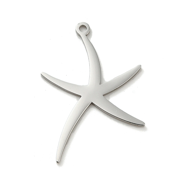 

PandaHall 304 Stainless Steel Pendants, Laser Cut, Starfish Charm, Stainless Steel Color, 29x20x1mm, Hole: 1.5mm 304 Stainless Steel...