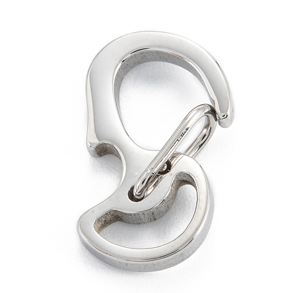 

PandaHall 304 Stainless Steel Push Gate Snap Keychain Clasp Findings, Stainless Steel Color, 16.5x10x4mm, Hole: 6.5x2mm 304 Stainless Steel...