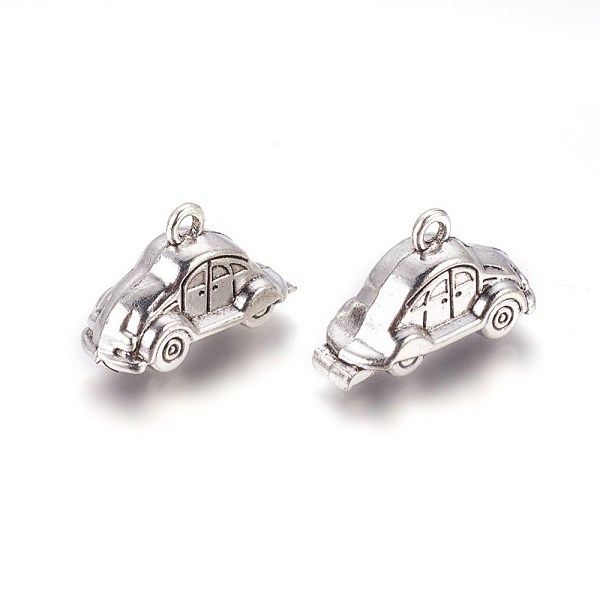 

PandaHall Tibetan Style Zinc Alloy Pendants, Car, Antique Silver, 9.5x24x15mm, Hole: 1.8mm Alloy Vehicle