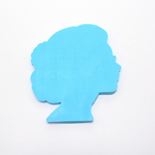 

PandaHall DIY Food Grade Silicone Molds, Fondant Molds, For UV Resin, Epoxy Resin Cup Mat Making, Women, Deep Sky Blue, 172x143x9mm Silicone...