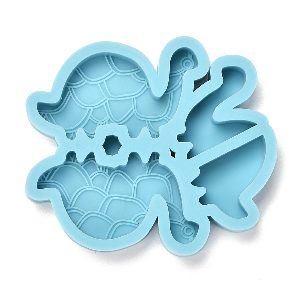 

PandaHall DIY Straw Decoration Silicone Molds, Resin Casting Molds, Clay Craft Mold Tools, Tortoise, Blue, 67x76x10.5mm, Inner Diameter...