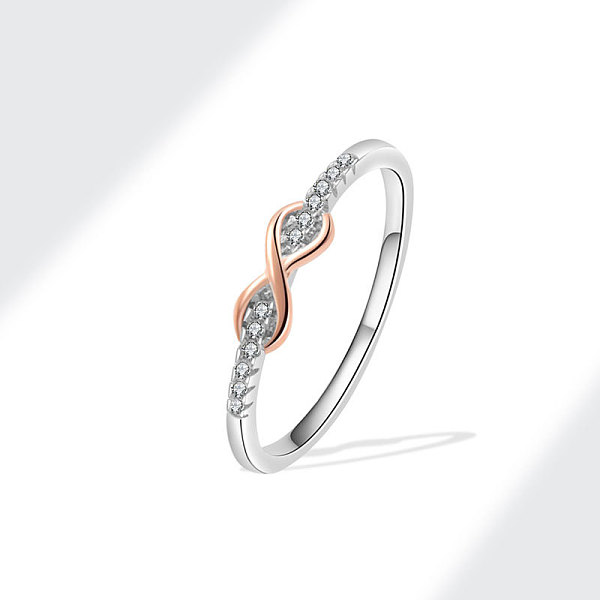 Bagues en laiton avec micro pavé de zircone cubique pour femmes
