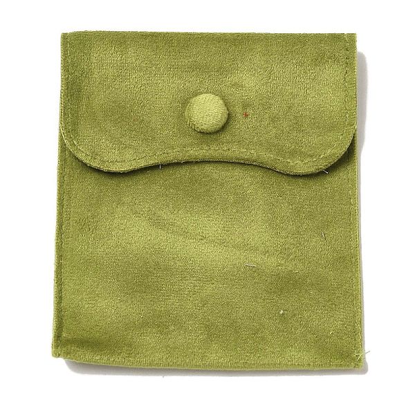 

PandaHall Velvet Jewelry Pouches, Jewelry Gift Bags with Snap Button, for Ring Necklace Earring Bracelet Storage, Rectangle, Yellow Green...