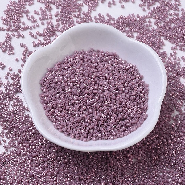 

PandaHall MIYUKI Delica Beads, Cylinder, Japanese Seed Beads, 11/0, (DB0253) Opaque Dark Orchid Luster, 1.3x1.6mm, Hole: 0.8mm, about..., Purple