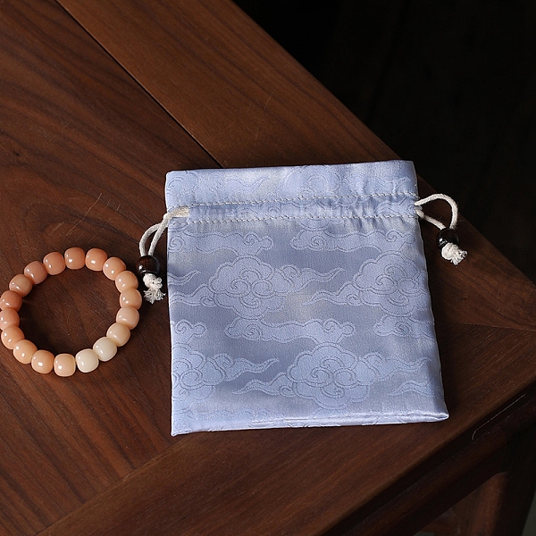 

PandaHall Cloth Jewelry Storage Bag, Drawstring Bags, Rectangle, Light Steel Blue, 150x130mm Cloth Rectangle