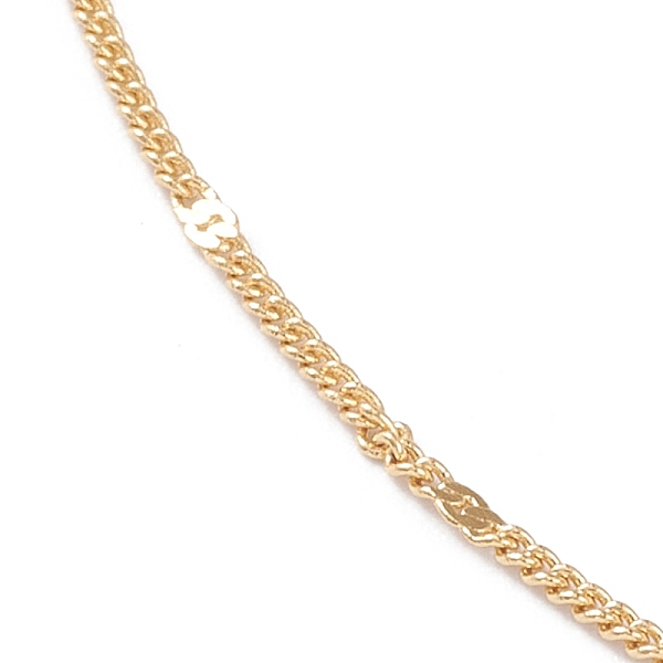 

PandaHall Brass Figaro Chain Necklaces, with Spring Ring Clasps, Golden, 17-1/2 inch(44.4cm) Brass
