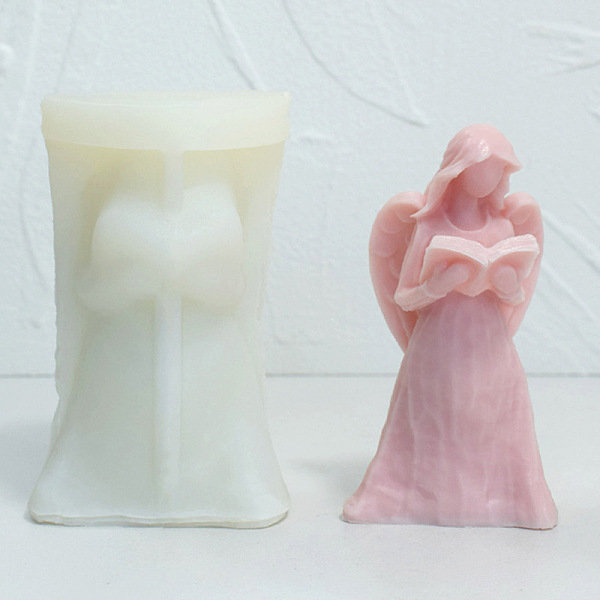 

PandaHall Angel Candle Silicone Statue Molds, for Portrait Sculpture Portrait Sculpture Scented Candle Making, White, 7x6.5x12cm Silicone...