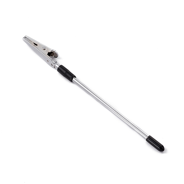 

PandaHall Iron Bracelet Tool Jewelry Helper Alligator Clip, Bracelet Fastening Helper Tools, Platinum, 15.5x1.2x0.75cm Iron
