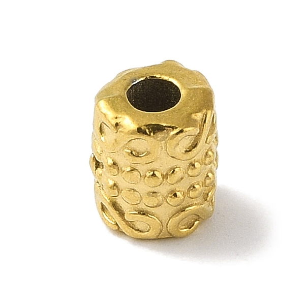 

PandaHall 304 Stainless Steel Beads, Column, Golden, 7x6mm, Hole: 2.2mm 304 Stainless Steel Column